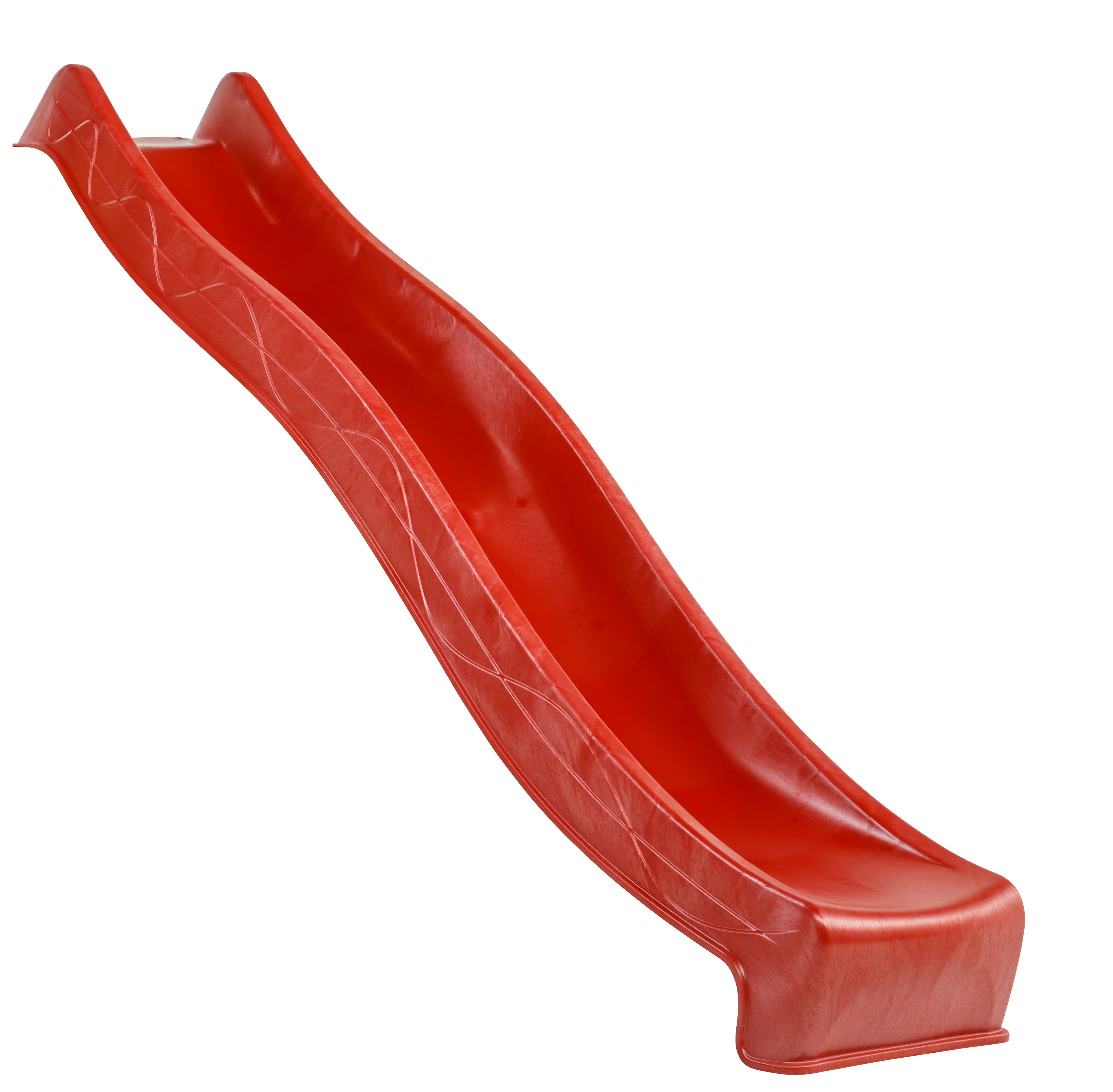rote Rutsche Eine rote Rutsche