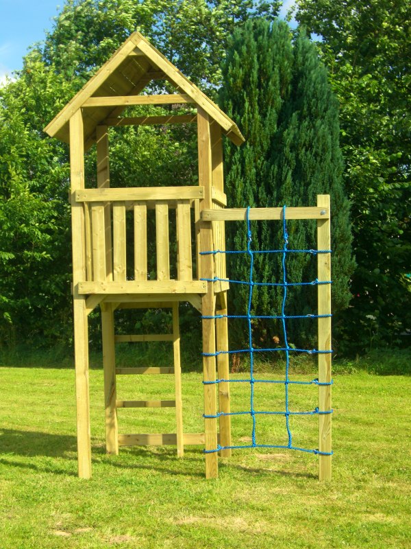 Kletternetz blaues Kletternetz